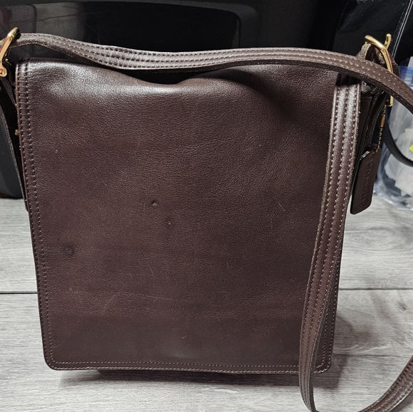 Coach Bags Monterey Brown Leather Flap Crossbody Bag Vintage Crossbody - Picture 4 of 13